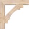 Ekena Millwork Merced Block Smooth Bracket w/ Offset Brace, Douglas Fir, 7 1/2"W x 34"D x 34"H BKT0806X34X34MRC05SDF - alternate 3
